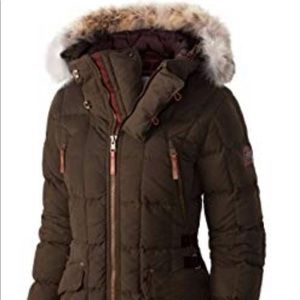 Sorel Conquest Carly Parka -Olive Green - like new